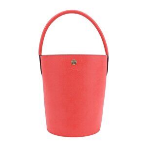 Longchamp Épure Logo Embossed Small Bucket Bag